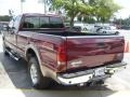 2007 Dark Toreador Red Metallic Ford F250 Super Duty Lariat Crew Cab 4x4  photo #5