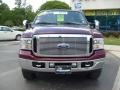 Dark Toreador Red Metallic - F250 Super Duty Lariat Crew Cab 4x4 Photo No. 8