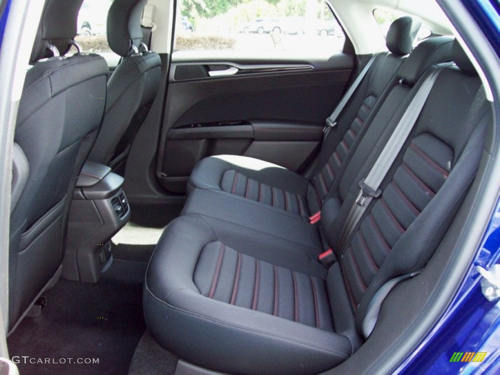 2013 Fusion Hybrid SE - Deep Impact Blue Metallic / Charcoal Black photo #8