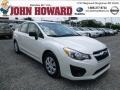 2013 Satin White Pearl Subaru Impreza 2.0i 4 Door  photo #1