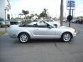 Satin Silver Metallic - Mustang V6 Deluxe Convertible Photo No. 2