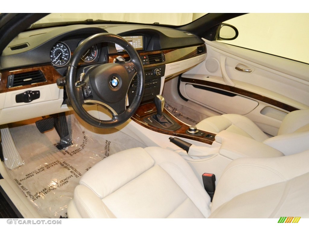 2007 3 Series 335i Convertible - Jet Black / Cream Beige photo #9