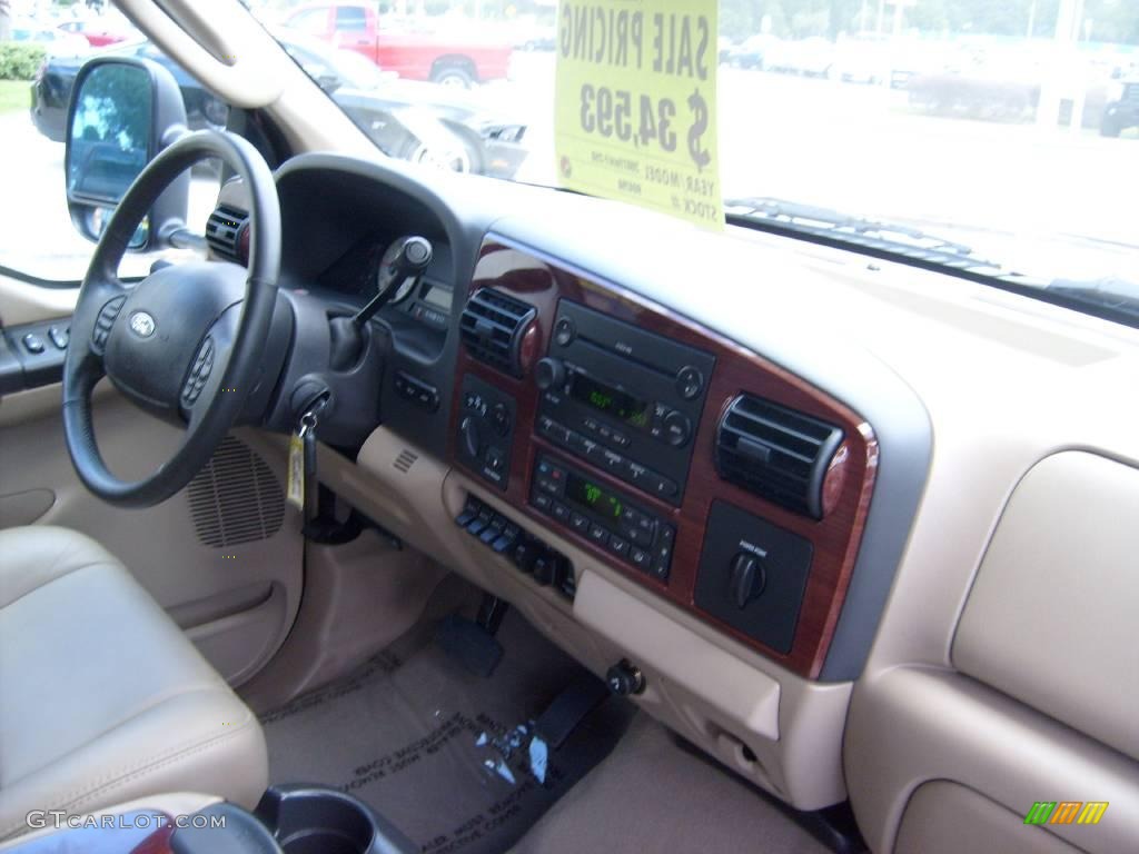 2007 F250 Super Duty Lariat Crew Cab 4x4 - Dark Toreador Red Metallic / Tan photo #18