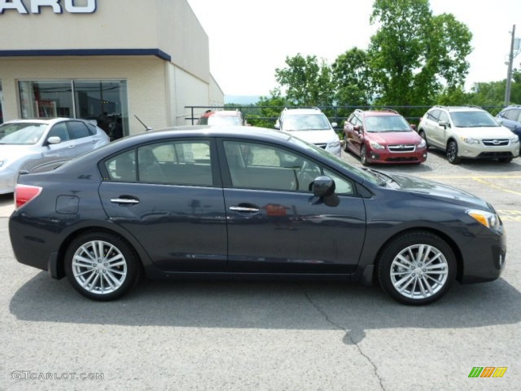 2013 Impreza 2.0i Limited 4 Door - Dark Gray Metallic / Black photo #2