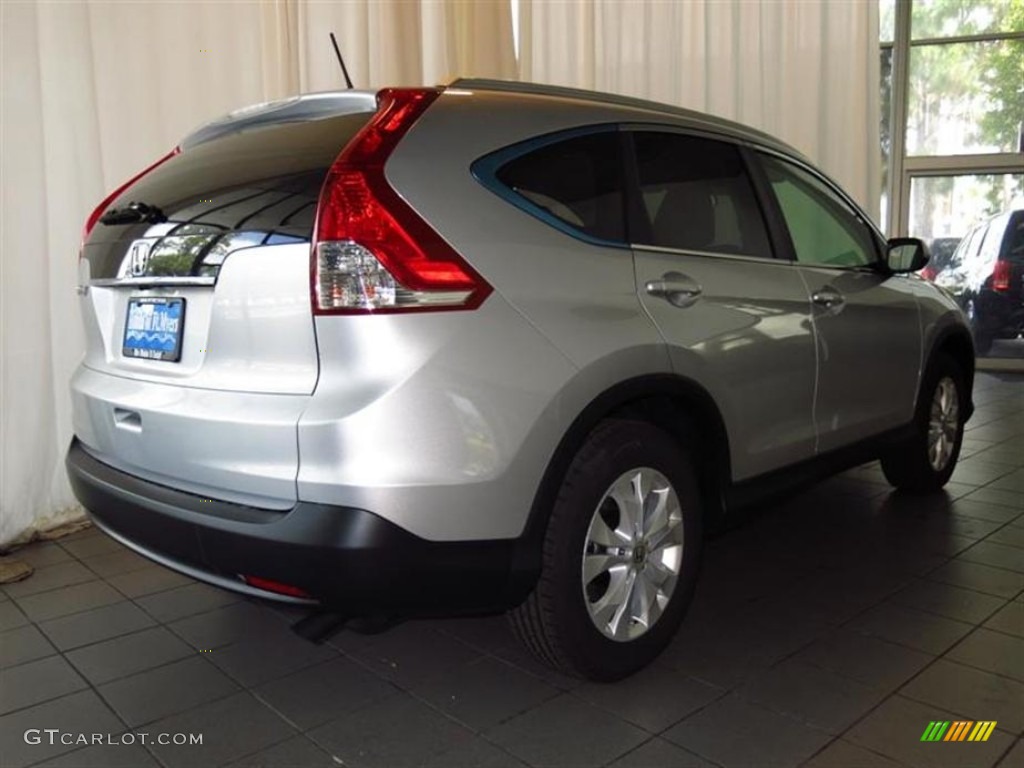 2013 CR-V EX-L - Alabaster Silver Metallic / Gray photo #3