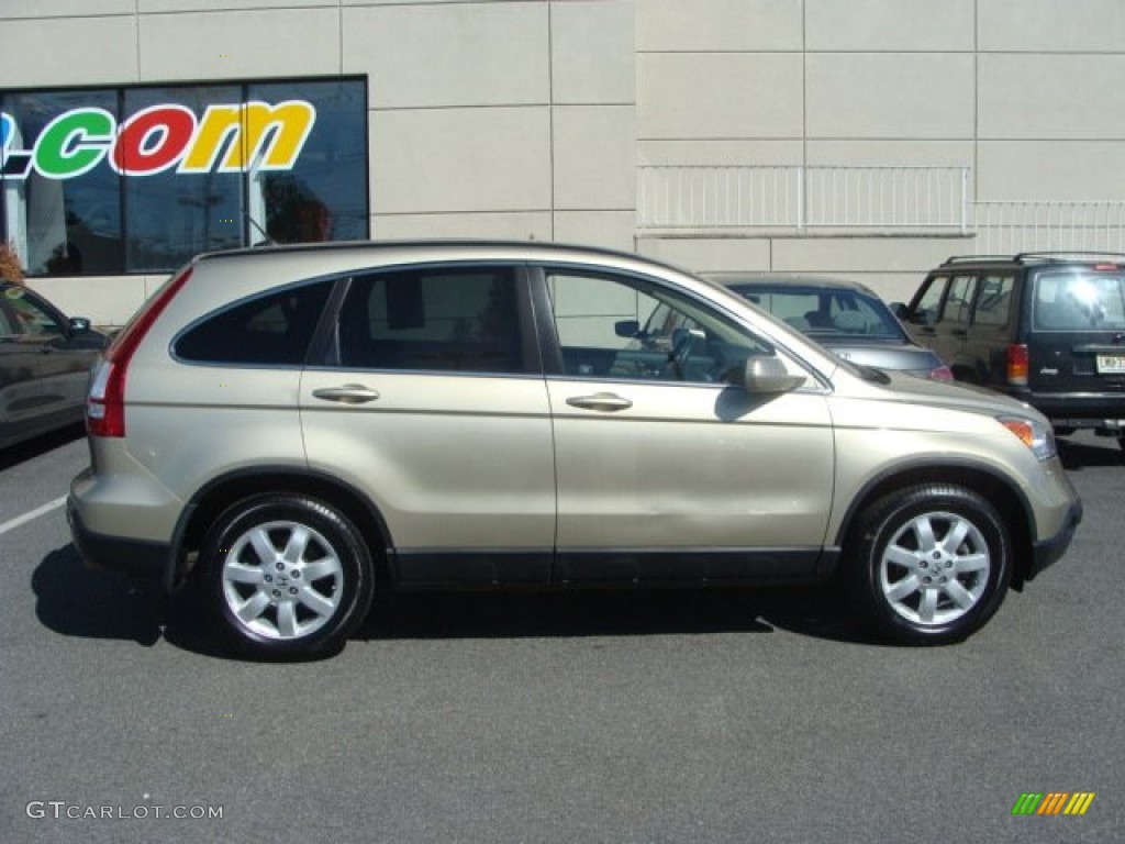 2009 CR-V EX-L 4WD - Borrego Beige Metallic / Ivory photo #3