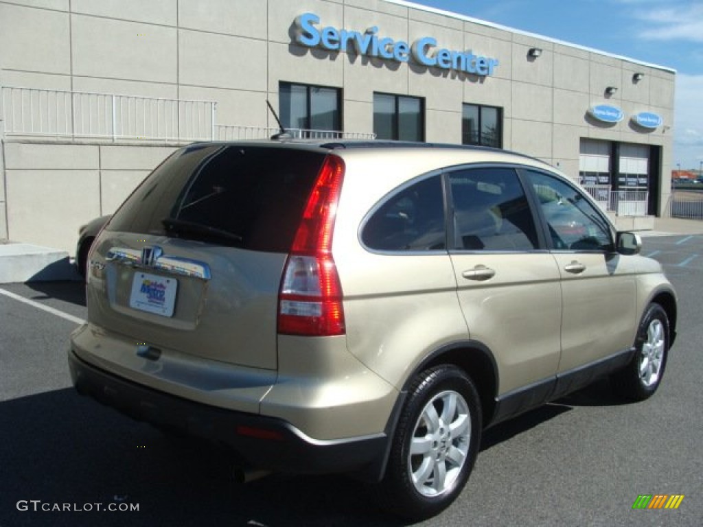 2009 CR-V EX-L 4WD - Borrego Beige Metallic / Ivory photo #4