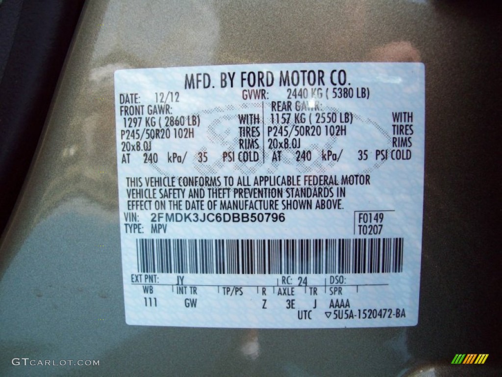 2013 Edge SEL - Ginger Ale Metallic / Charcoal Black photo #12