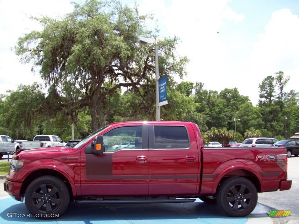 Ruby Red Metallic 2013 Ford F150 FX2 SuperCrew Exterior Photo #82173101