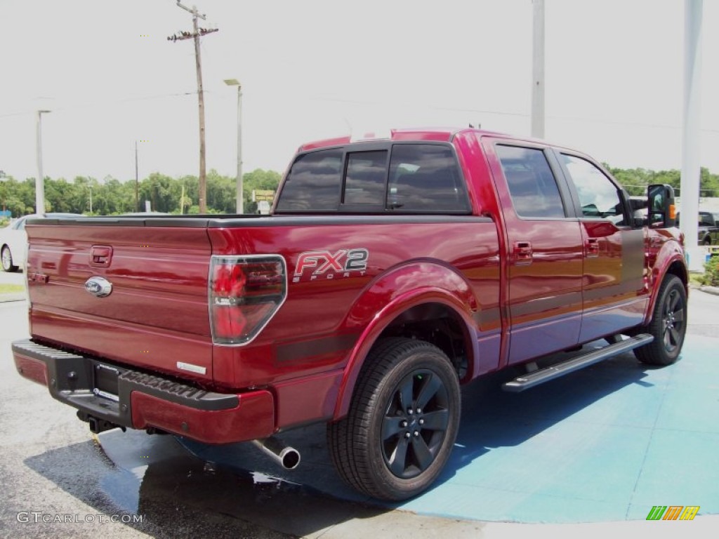 Ruby Red Metallic 2013 Ford F150 FX2 SuperCrew Exterior Photo #82173121