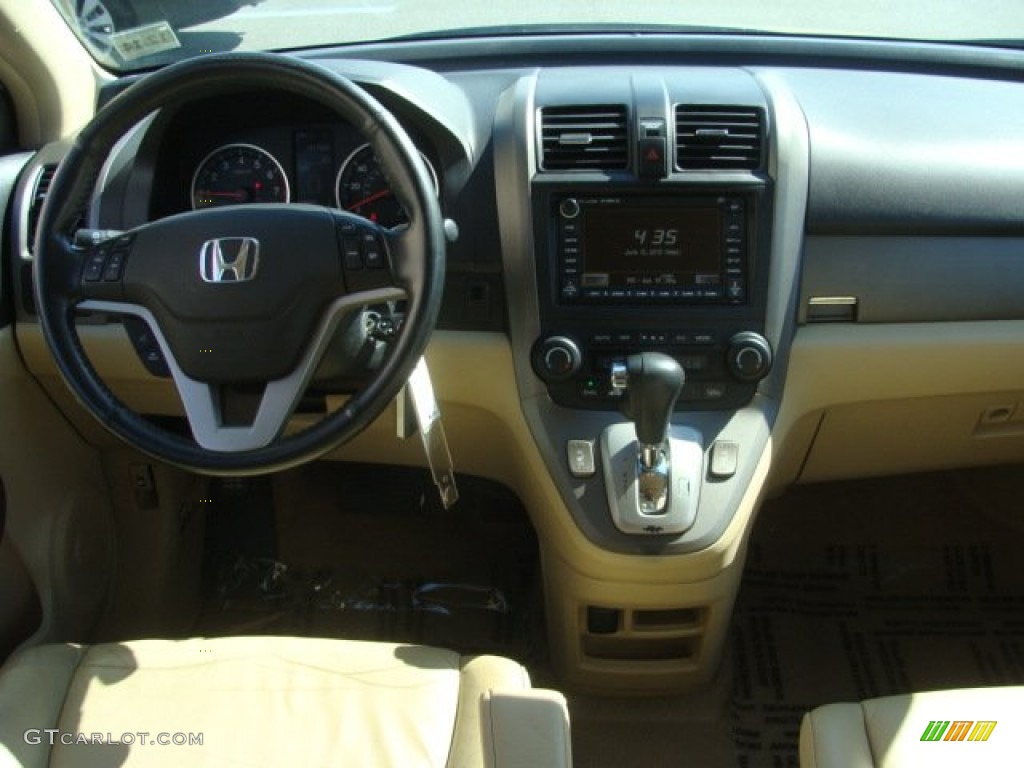 2009 CR-V EX-L 4WD - Borrego Beige Metallic / Ivory photo #10