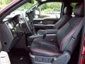 2013 Ford F150 FX Sport Appearance Black/Red Interior Front Seat Photo