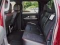 2013 Ford F150 FX Sport Appearance Black/Red Interior Rear Seat Photo