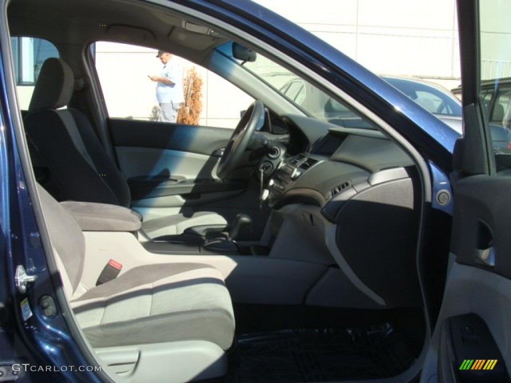 2008 Accord LX Sedan - Royal Blue Pearl / Gray photo #9