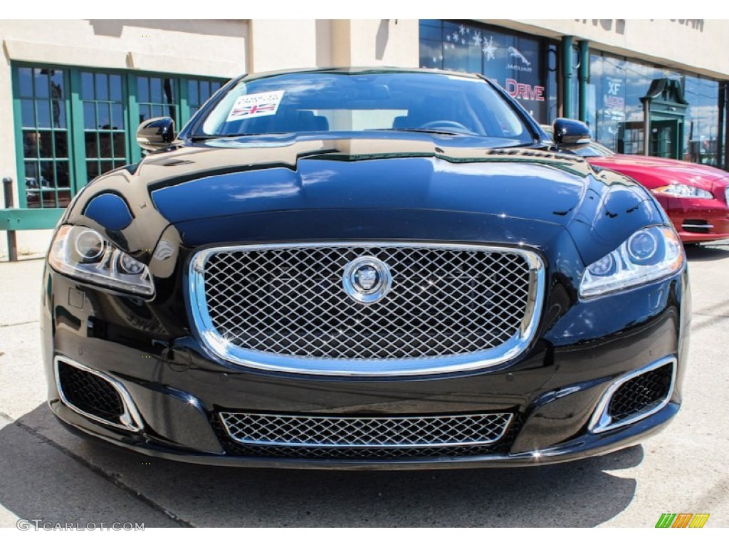 Ebony Black 2013 Jaguar XJ XJL Ultimate Exterior Photo #82174415