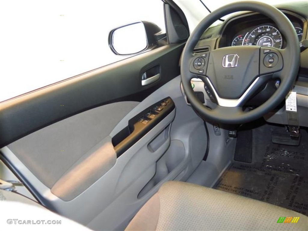 2013 CR-V EX AWD - Polished Metal Metallic / Gray photo #5