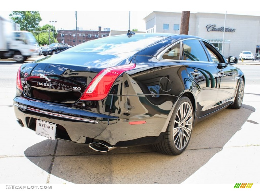 2013 XJ XJL Ultimate - Ebony Black / Ultimate Jet Black photo #6