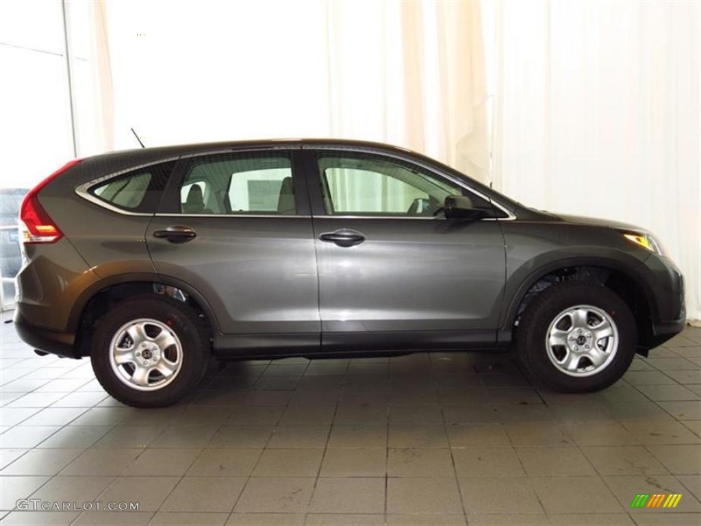 2013 CR-V LX - Polished Metal Metallic / Gray photo #2