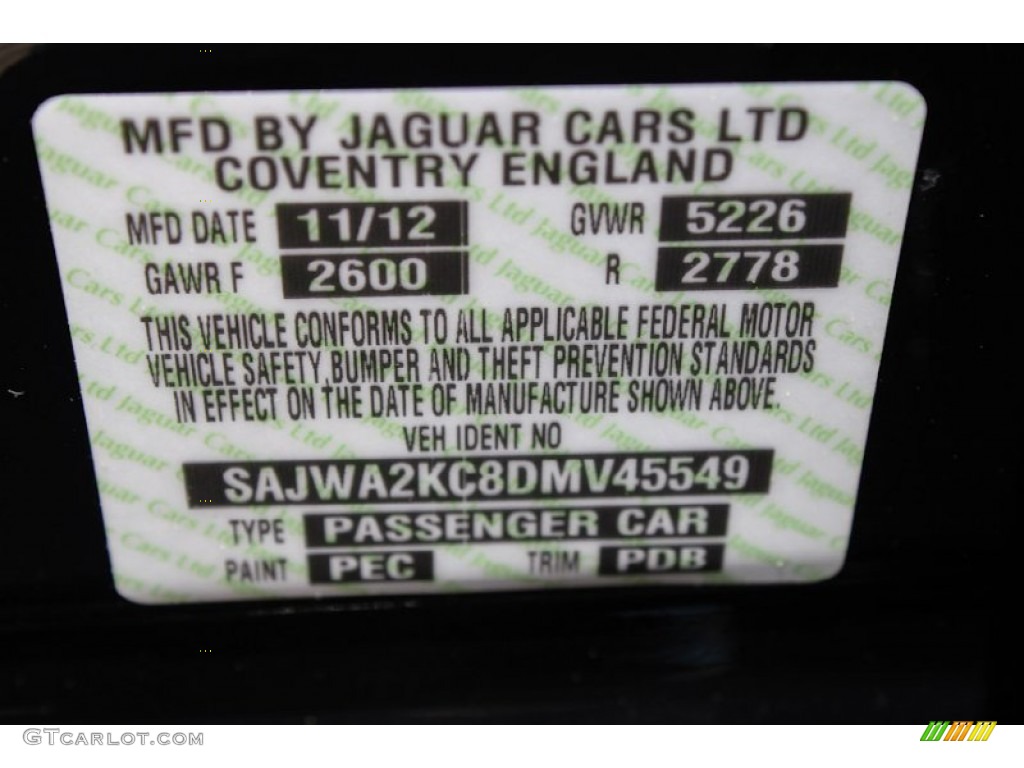 2013 Jaguar XJ XJL Ultimate PEC Photo #82175198
