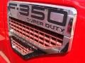 2009 Red Ford F350 Super Duty XL Regular Cab Dually Chassis  photo #6