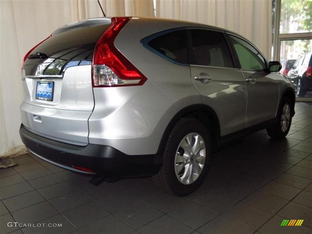 2013 CR-V EX - Alabaster Silver Metallic / Black photo #3