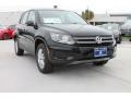 Deep Black Metallic - Tiguan S Photo No. 1