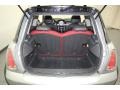 2006 Mini Cooper Octagon Tartan Red/Panther Black Interior Trunk Photo