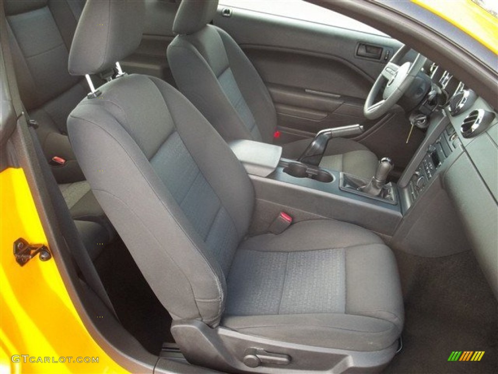 2007 Mustang V6 Premium Coupe - Grabber Orange / Dark Charcoal photo #6