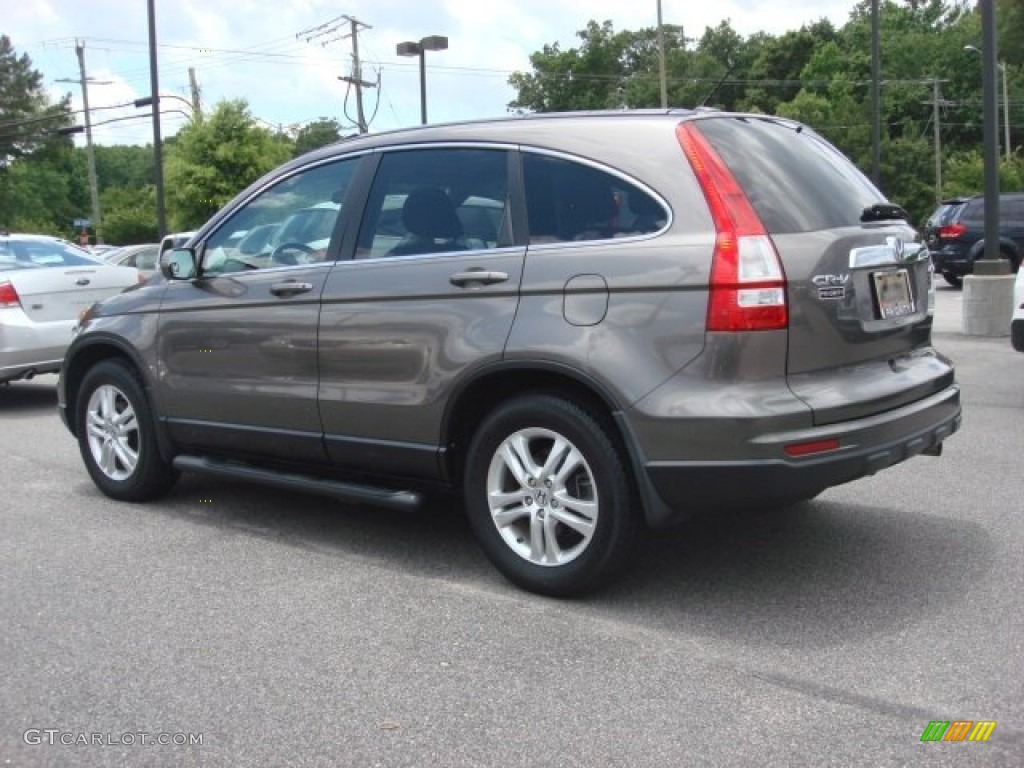 2010 CR-V EX-L AWD - Urban Titanium Metallic / Black photo #3