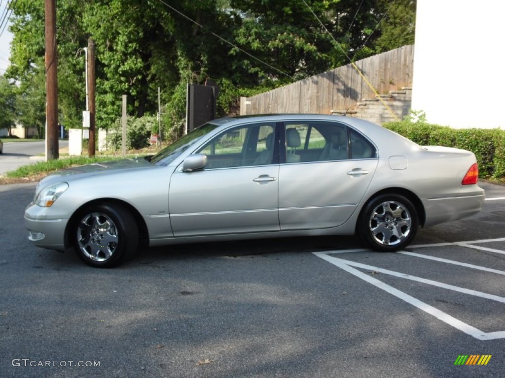 2001 LS 430 - Millenium Silver Metallic / Light Charcoal photo #3
