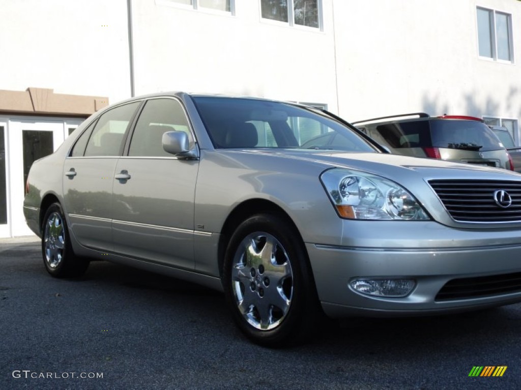 2001 LS 430 - Millenium Silver Metallic / Light Charcoal photo #8