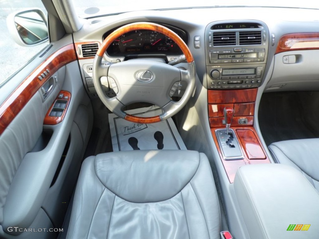 2001 LS 430 - Millenium Silver Metallic / Light Charcoal photo #9