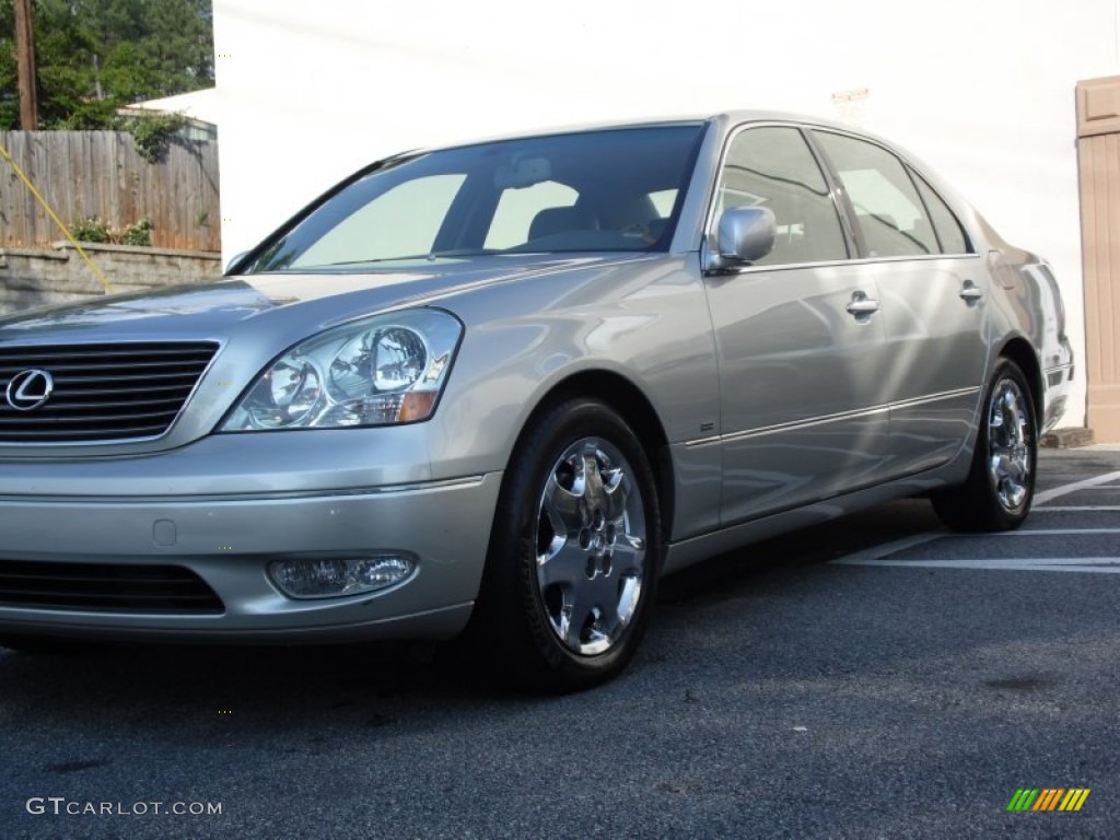 2001 LS 430 - Millenium Silver Metallic / Light Charcoal photo #11