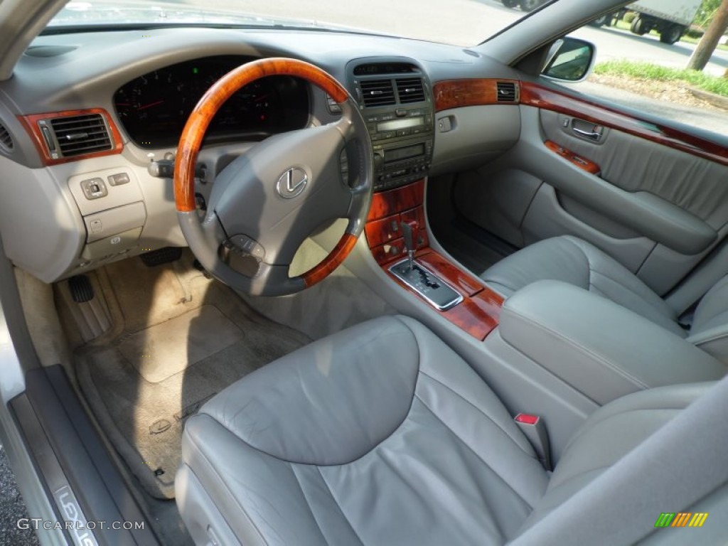 2001 LS 430 - Millenium Silver Metallic / Light Charcoal photo #22