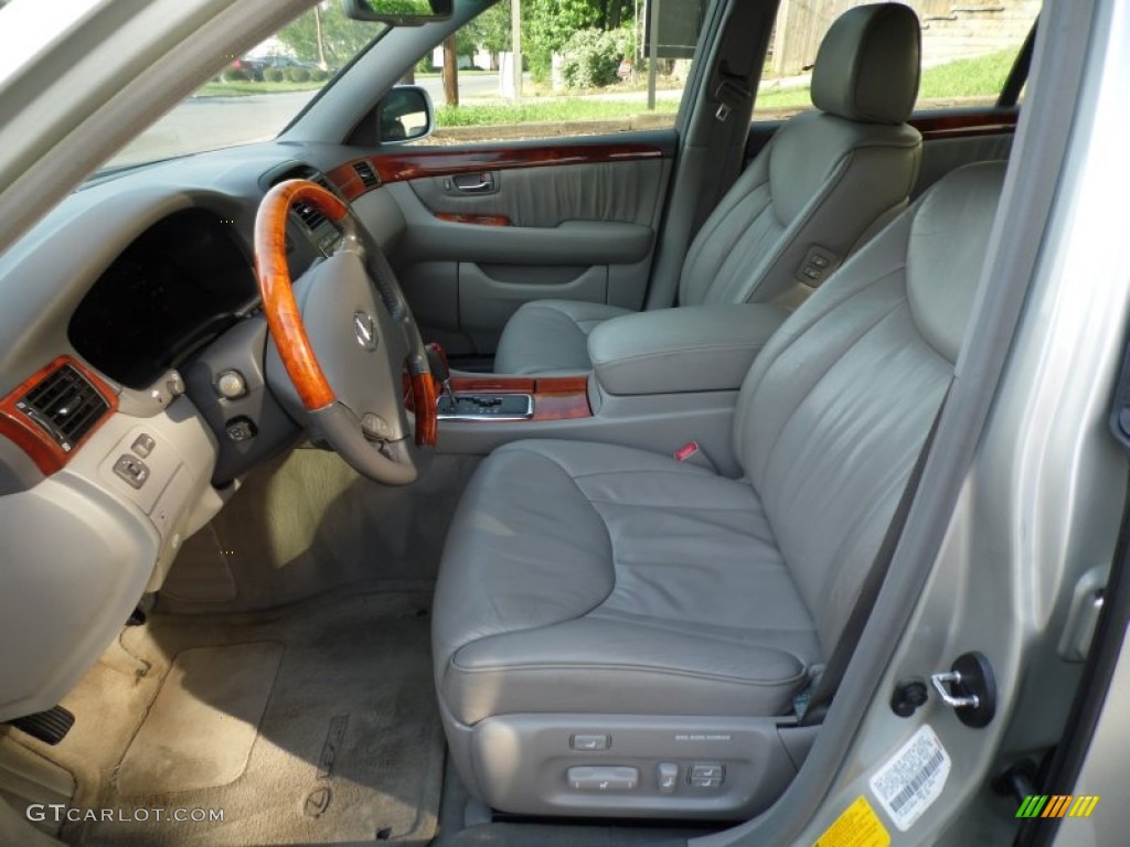 2001 LS 430 - Millenium Silver Metallic / Light Charcoal photo #24