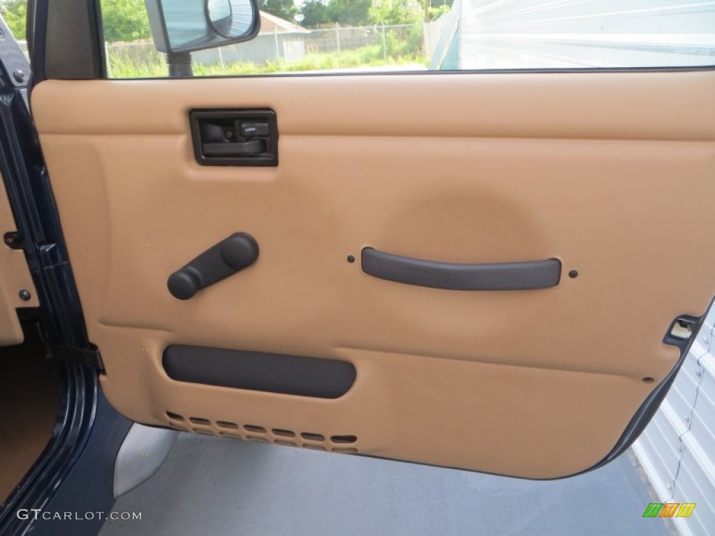 2002 Wrangler X 4x4 - Black / Camel Beige photo #19