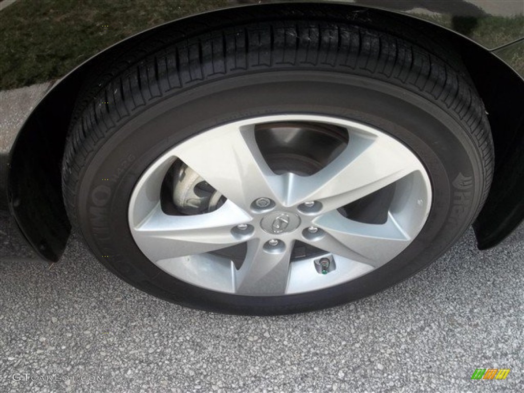 2012 Elantra GLS - Midnight Black / Gray photo #8