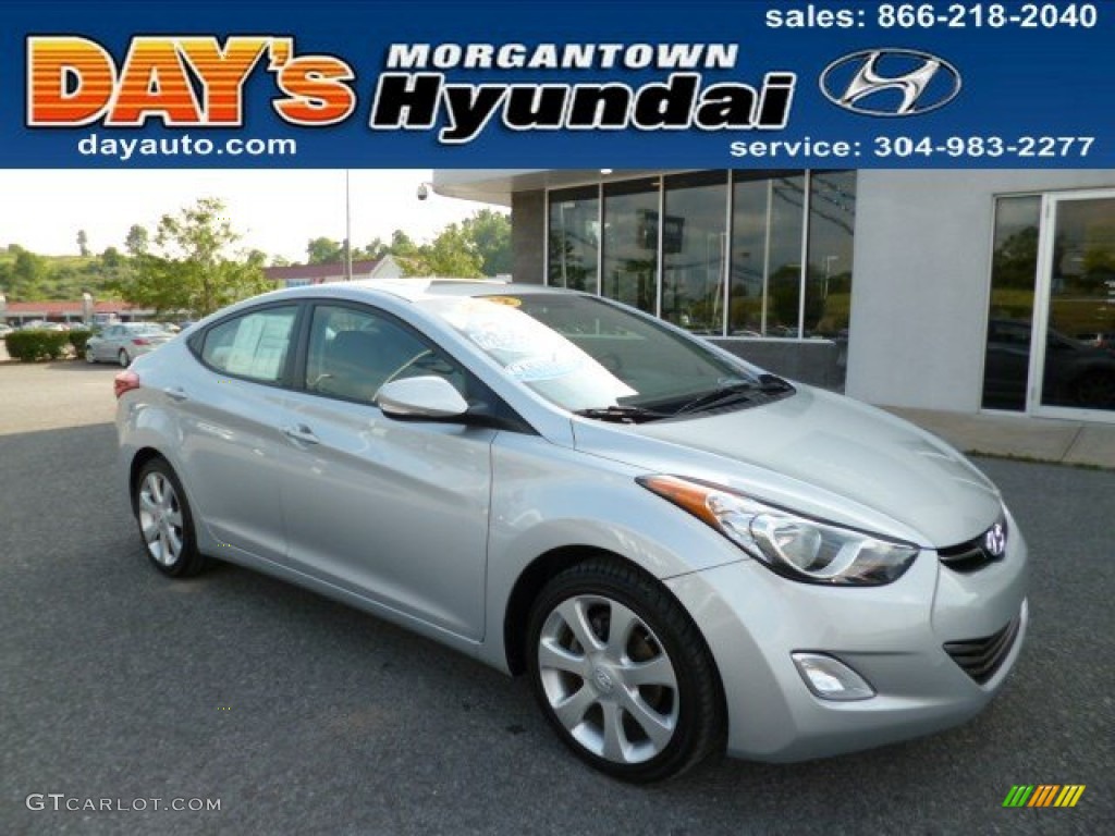 2012 Elantra Limited - Silver / Gray photo #1