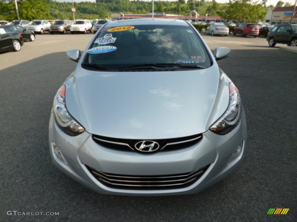 2012 Elantra Limited - Silver / Gray photo #2