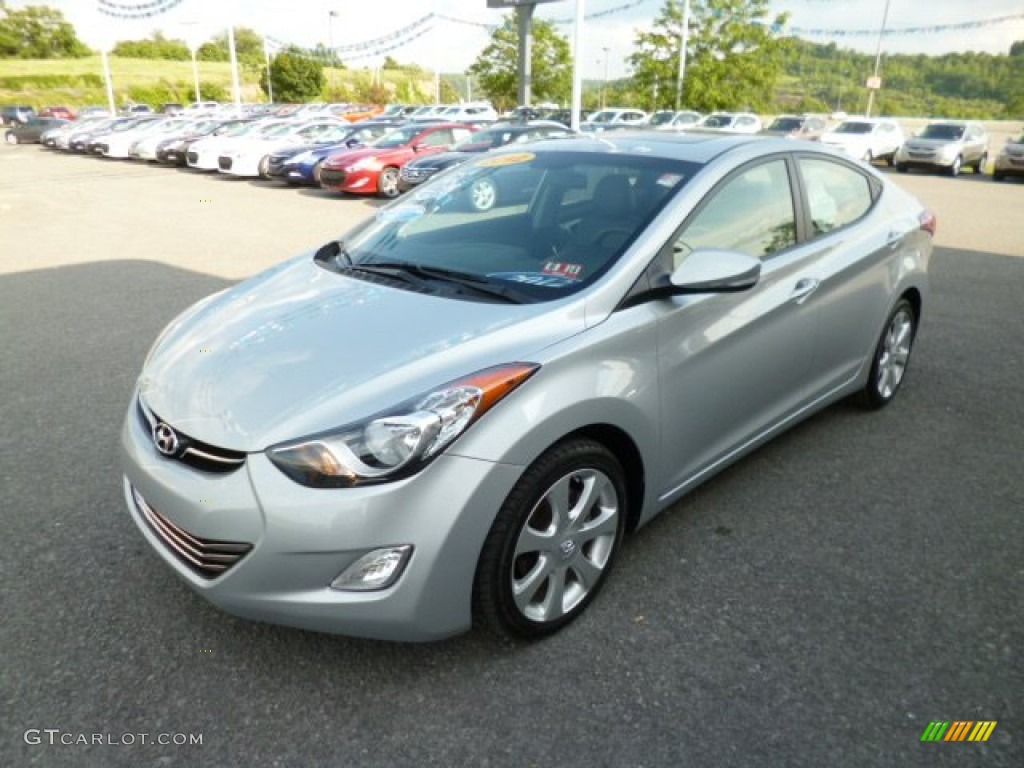 2012 Elantra Limited - Silver / Gray photo #3