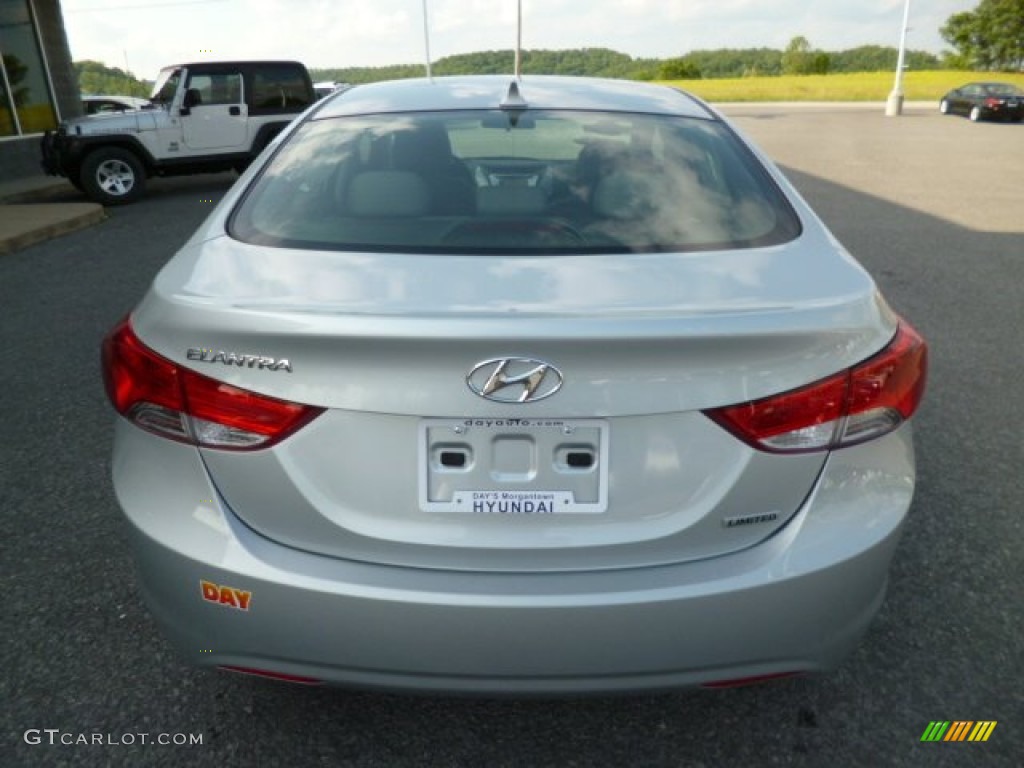 2012 Elantra Limited - Silver / Gray photo #6