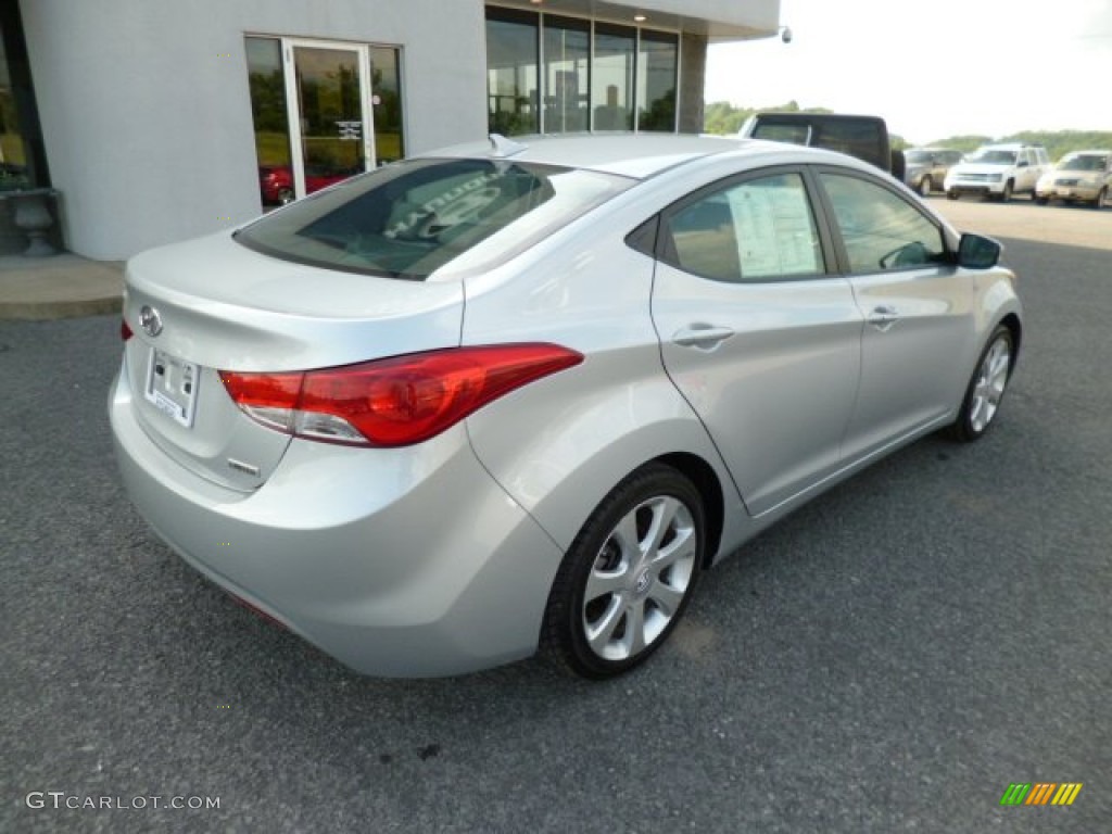 2012 Elantra Limited - Silver / Gray photo #7