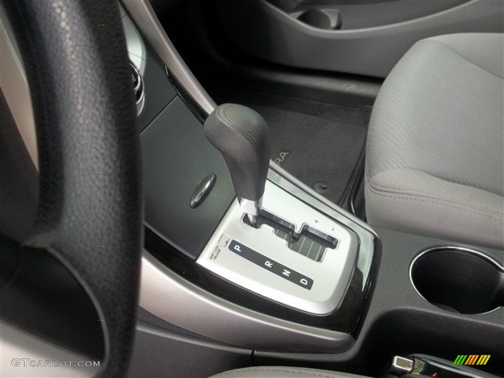 2012 Elantra GLS - Midnight Black / Gray photo #25