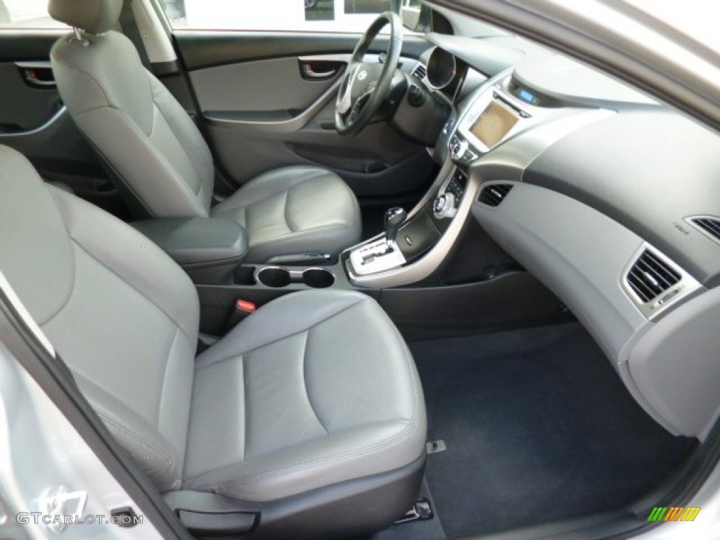 2012 Elantra Limited - Silver / Gray photo #9