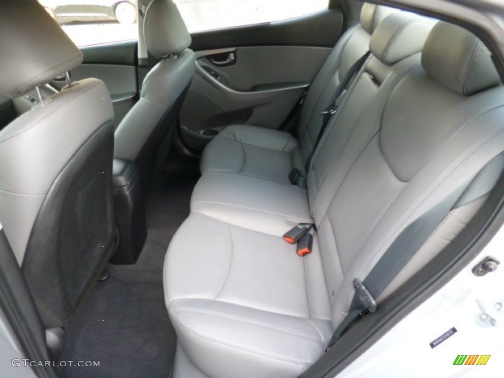 2012 Elantra Limited - Silver / Gray photo #12