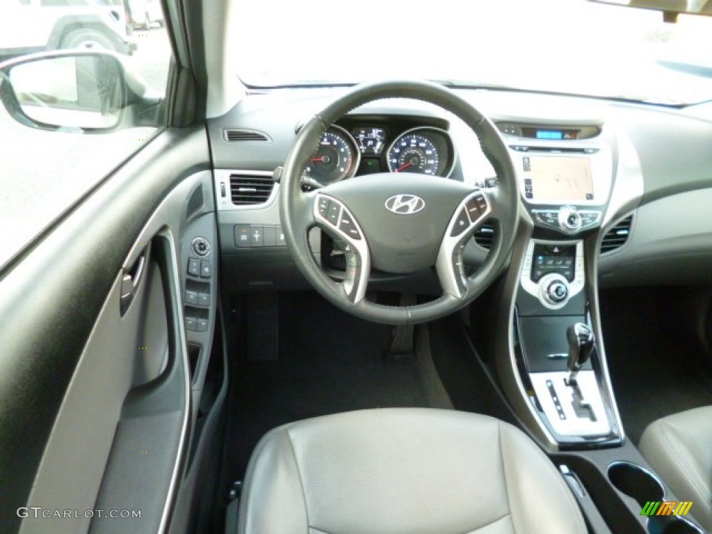 2012 Elantra Limited - Silver / Gray photo #13