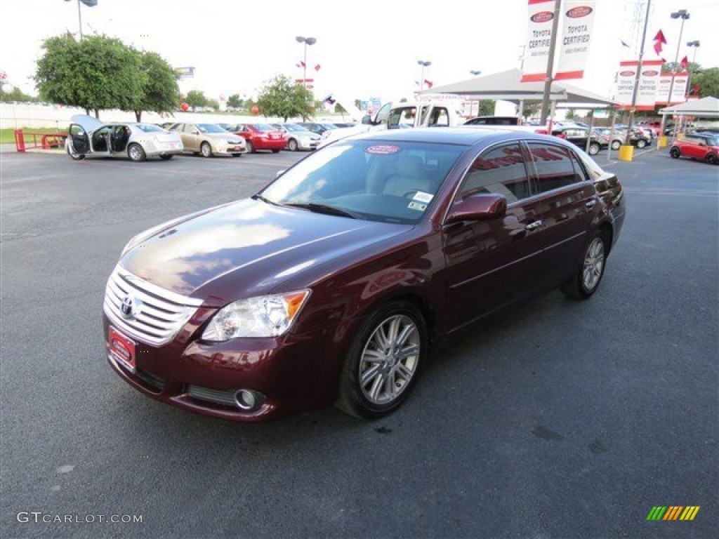 2008 Avalon Limited - Cassis Red Pearl / Ivory Beige photo #3