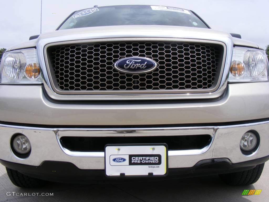 2006 F150 Lariat SuperCrew - Smokestone Metallic / Tan photo #12