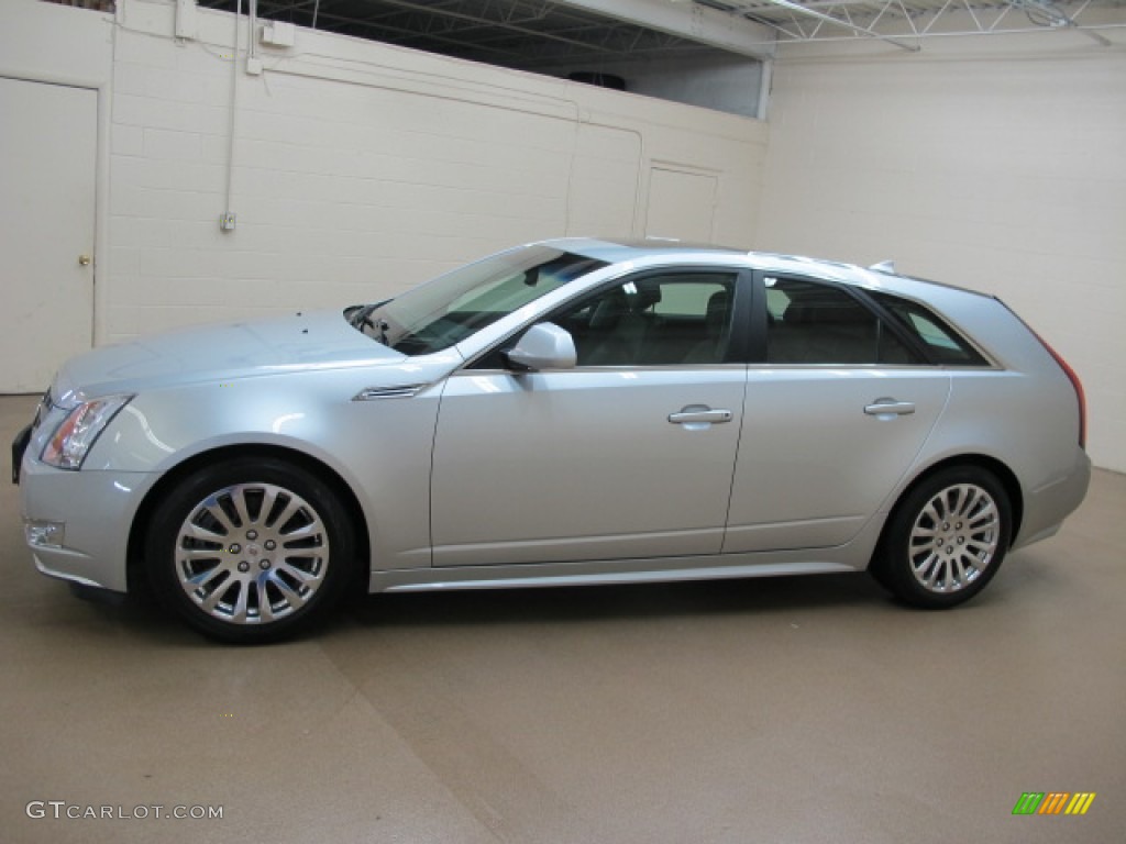 Radiant Silver Metallic 2010 Cadillac CTS 4 3.6 AWD Sport Wagon Exterior Photo #82183908