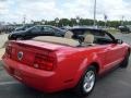 2008 Torch Red Ford Mustang V6 Deluxe Convertible  photo #16